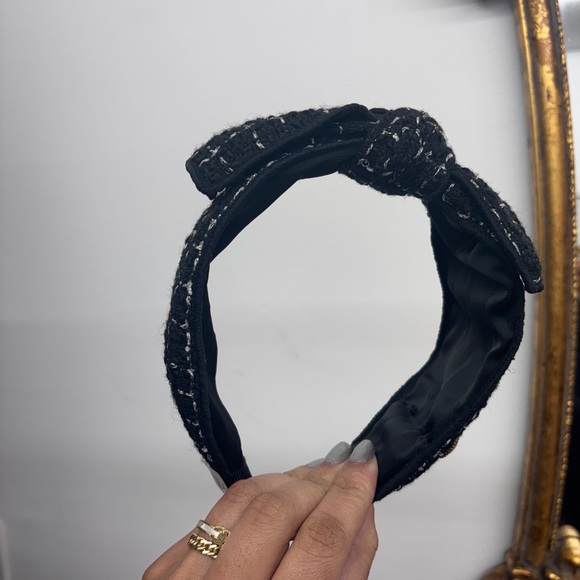 Coco Ribbon Bow Tweed Headband - Picture 5 of 5